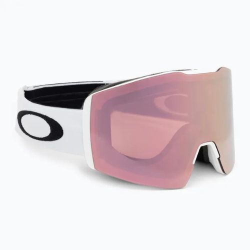 Lyžiarske okuliare Oakley Fall Line matte white/prizm rose gold