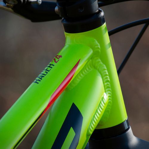 Detský bicykel Superior RACER XC 24 matný limetkový/čierny/červený