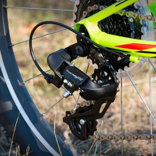 Detský bicykel Superior RACER XC 24 matný limetkový/čierny/červený