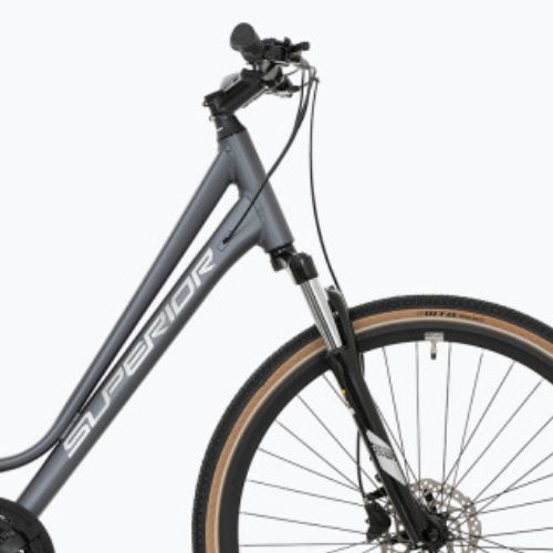 Dámsky crossový bicykel Superior RX 530 L matný antracit/strieborný/medený