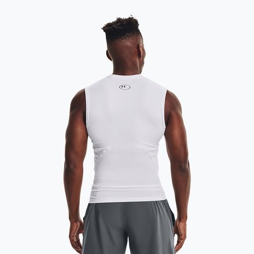 Under Armour pánske tréningové tričko s dlhým rukávom Ua HG Armour Comp LS white/black