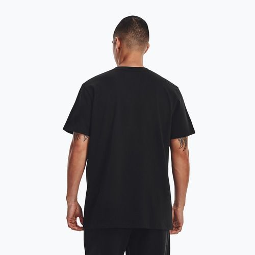 Pánske tričko Under Armour Logo Emb Heavyweight black/white