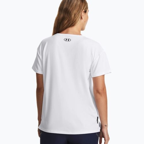 Dámske tréningové tričko Under Armour Rush Energy 2.0 white/black
