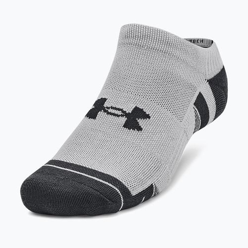 Ponožky Under Armour Performance Tech 3ks NS mod gray/white/jet gray