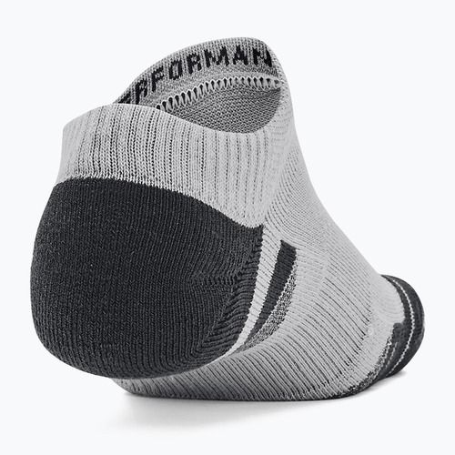 Ponožky Under Armour Performance Tech 3ks NS mod gray/white/jet gray