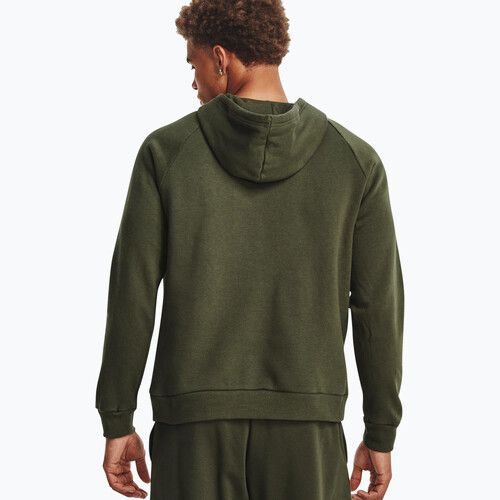 Under Armour pánska mikina Rival Fleece Logo HD marine od green/white