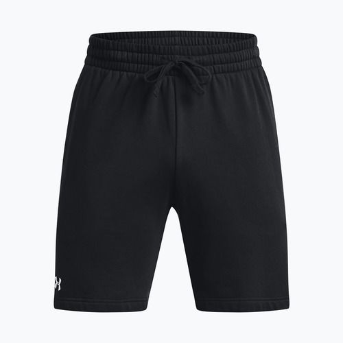 Under Armour Rival Fleece pánske tréningové šortky black/white