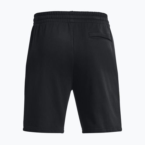 Under Armour Rival Fleece pánske tréningové šortky black/white