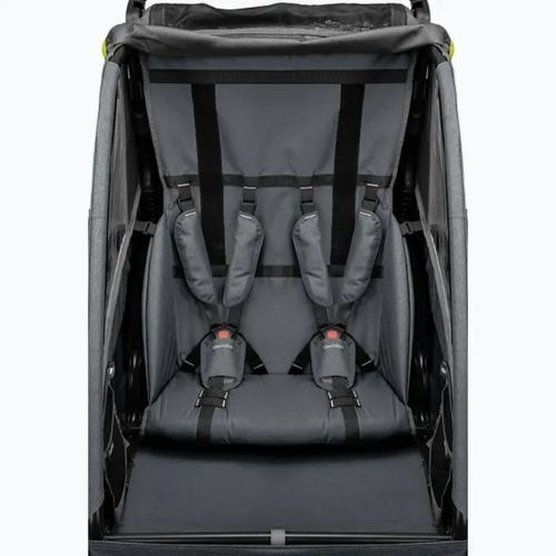 Qeridoo Qupa 2 limetkový príves na bicykel