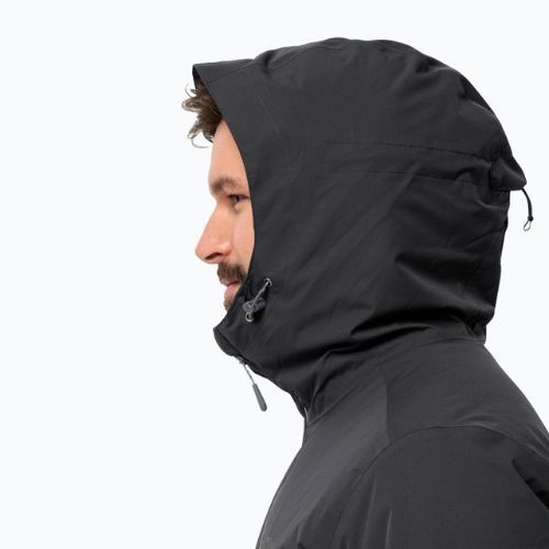 Jack Wolfskin pánska bunda do dažďa Wisper Ins black