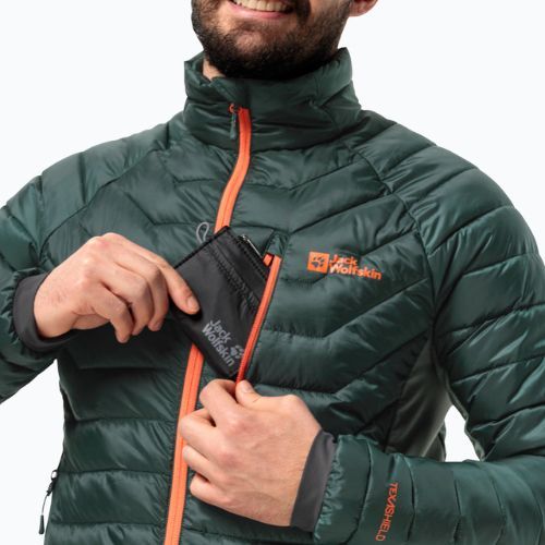 Jack Wolfskin pánska páperová bunda Routeburn Pro Ins black olive