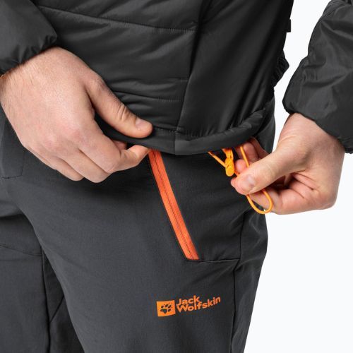 Jack Wolfskin pánska bunda do dažďa Lapawa Ins black