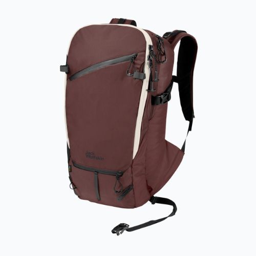 Jack Wolfskin Alpspitze 25 l lyžiarsky batoh dark maroon