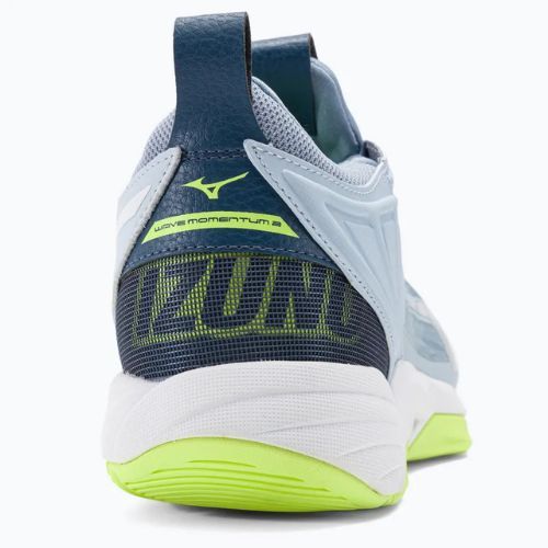 Pánska volejbalová obuv Mizuno Wave Momentum 2 heather/white/neo lime