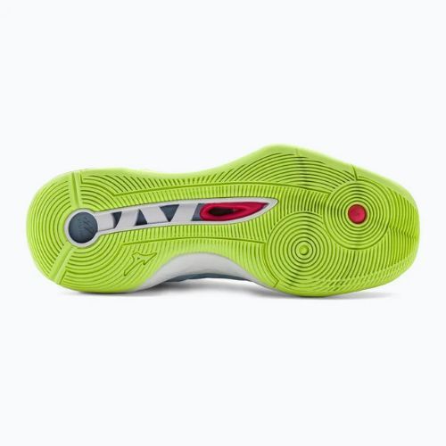 Pánska volejbalová obuv Mizuno Wave Momentum 2 heather/white/neo lime