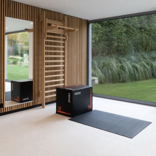 XTREXO plyometrický box TRX-PB30 30 kg čierny