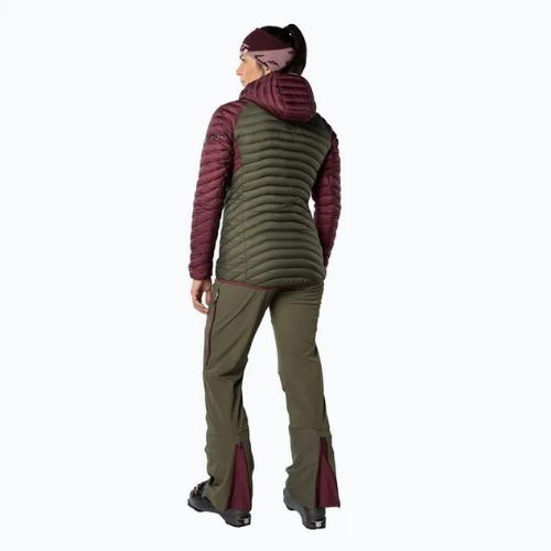 Dámska bunda DYNAFIT Skydiving Jacket Radical Dwn RDS Hood burgundy