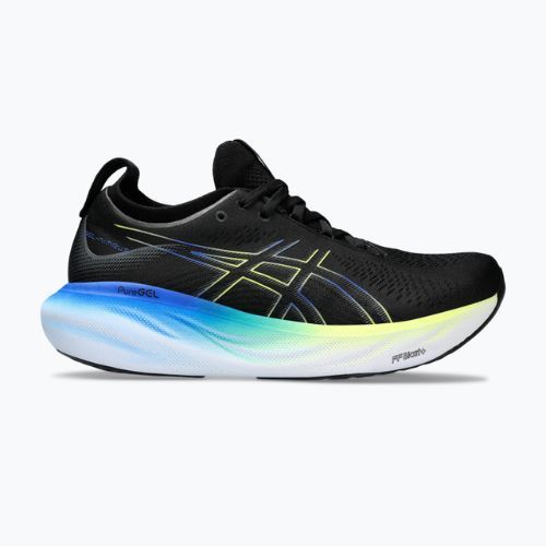 ASICS Gel-Nimbus 25 pánska bežecká obuv black/glow yellow