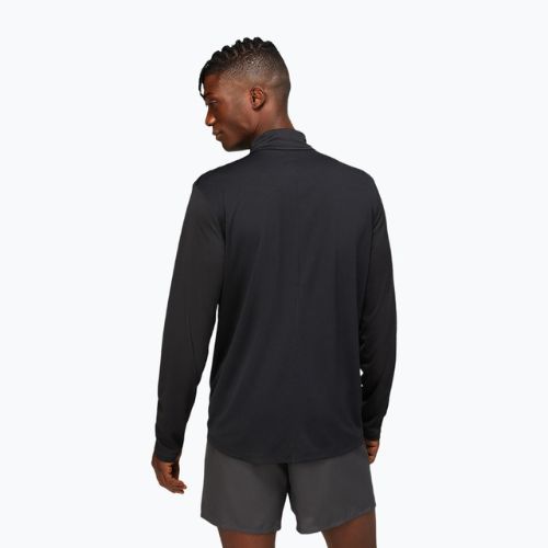 Pánske bežecké tričko ASICS Core 1/2 Zip performance black s dlhým rukávom