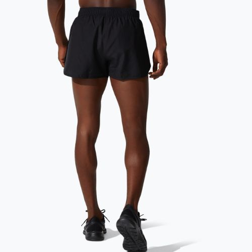 Pánske čierne bežecké šortky ASICS Core Split Short Performance