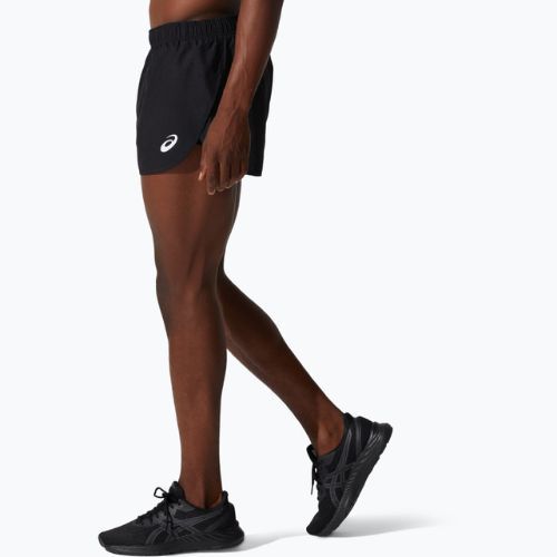 Pánske čierne bežecké šortky ASICS Core Split Short Performance