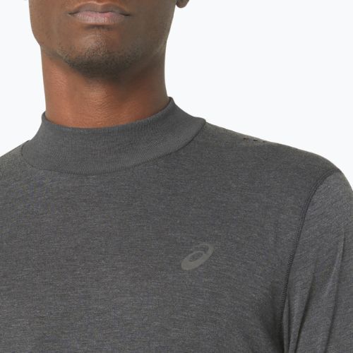 Pánske bežecké tričko ASICS Metarun Mock Neck performance black
