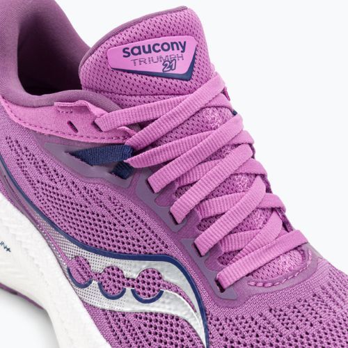 Dámska bežecká obuv Saucony Triumph 21 grape/indigo