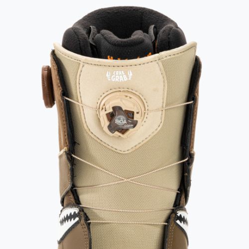 Pánske snowboardové topánky ThirtyTwo Lashed Double Boa Crab Grab '23 brown/tan