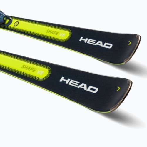 Zjazdové lyže HEAD Shape e-V8 SW AMT-PR + PR 11 dark blue/neon yellow
