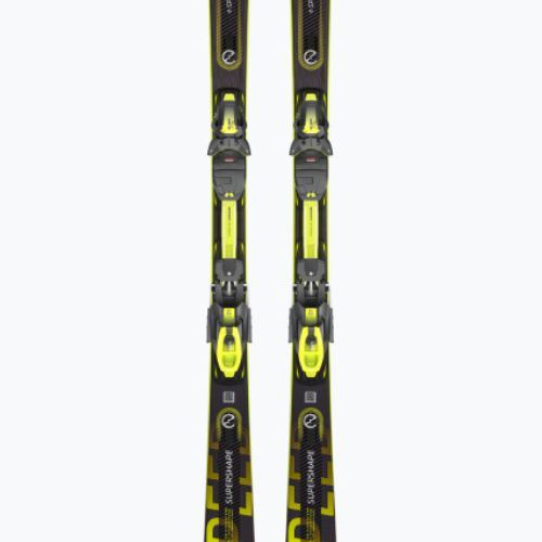 Zjazdové lyže HEAD Supershape e-Speed SW SF-PR + PRD 12 black/neon yellow