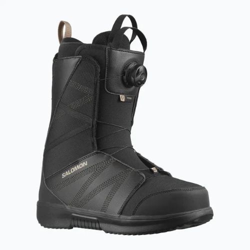 Pánske topánky na snowboard Salomon Titan Boa black/black/roasted cashew