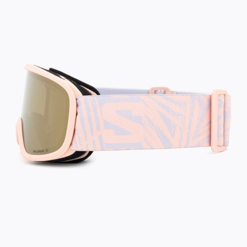 Detské lyžiarske okuliare Salomon Lumi Flash tropical peach/flash gold
