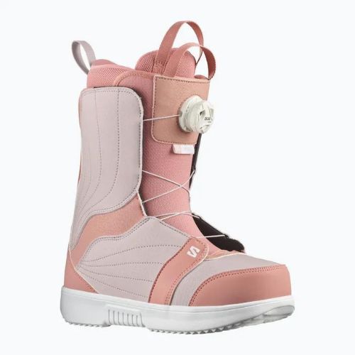 Dámske topánky na snowboard Salomon Pearl Boa ash rose/lilac ash/white