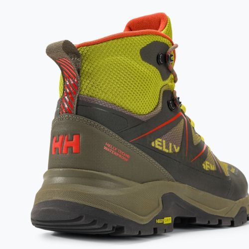 Helly Hansen Cascade Mid HT pánske trekové topánky neon moss/utility green