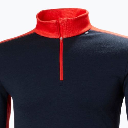 Pánska termoaktívna mikina Helly Hansen Lifa Merino Midweight 1/2 Zip navy