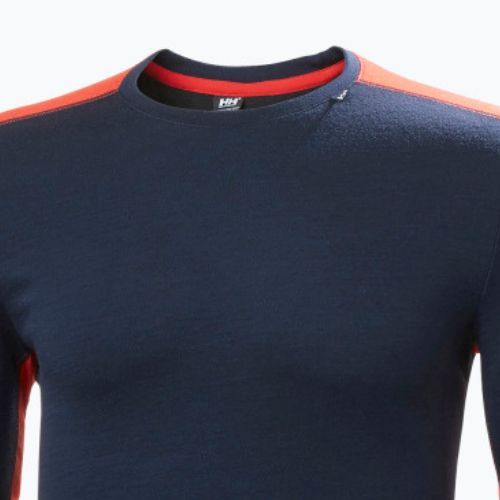 Pánska termoaktívna mikina Helly Hansen Lifa Merino Midweight Crew navy/598