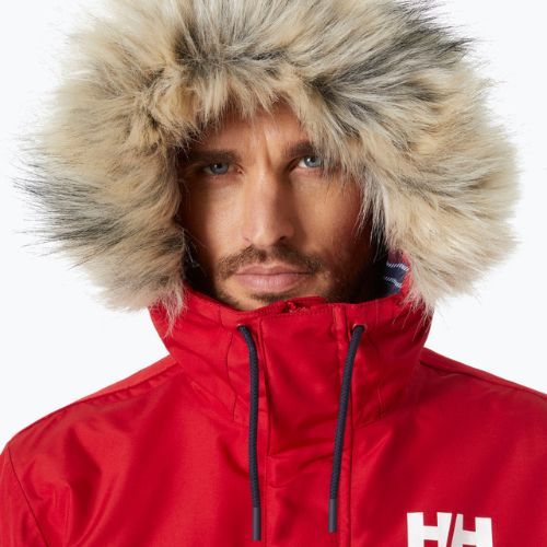 Helly Hansen pánska páperová bunda Coastal 3.0 Parka červená