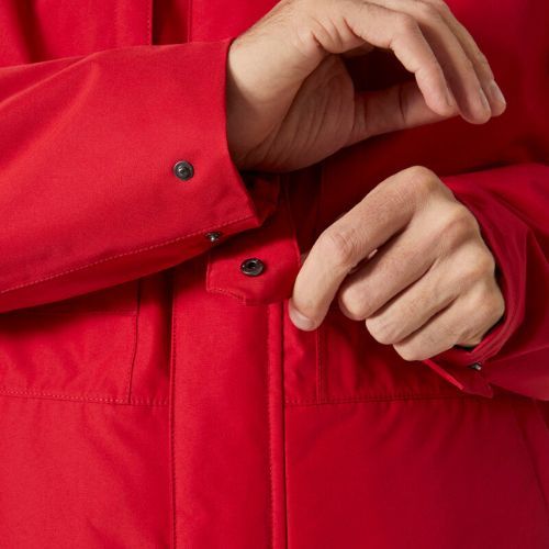 Helly Hansen pánska páperová bunda Coastal 3.0 Parka červená