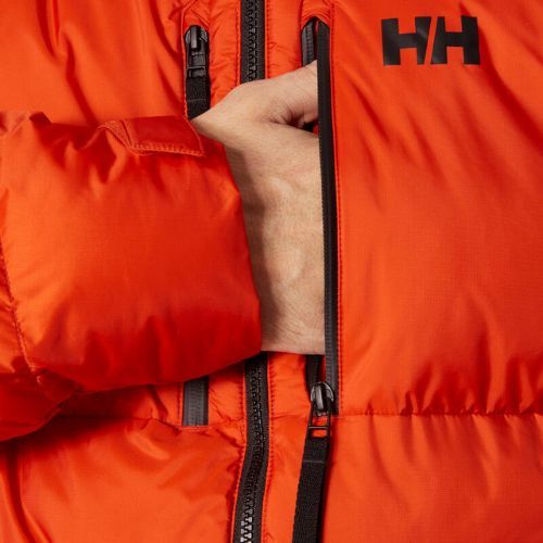 Pánska páperová bunda Helly Hansen Park Puff Parka patrol orange