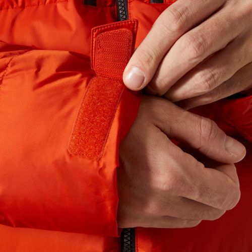 Pánska páperová bunda Helly Hansen Park Puff Parka patrol orange