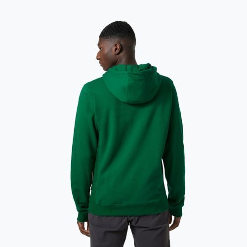 Pánska trekingová mikina Helly Hansen F2F Organic Cotton Hoodie malachite