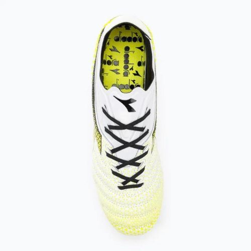 Pánske kopačky Diadora Brasil Elite Tech GR LPX white/black/fluo yellow