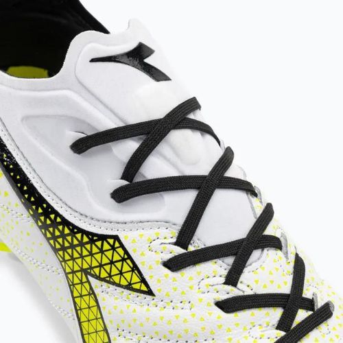 Pánske kopačky Diadora Brasil Elite Tech GR LPX white/black/fluo yellow