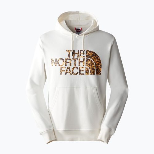 Pánska mikina The North Face Standard Hoodie gardenia white/coal brown water distortion print