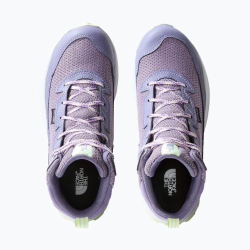 Detské trekové topánky The North Face Fastpack Hiker Mid Wp lunar slate/lupine
