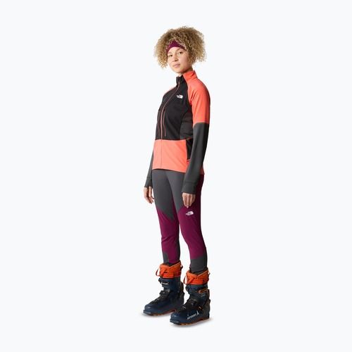 Dámska softshellová bunda The North Face Dawn Turn Softshell black/radiant orange/asphalt grey