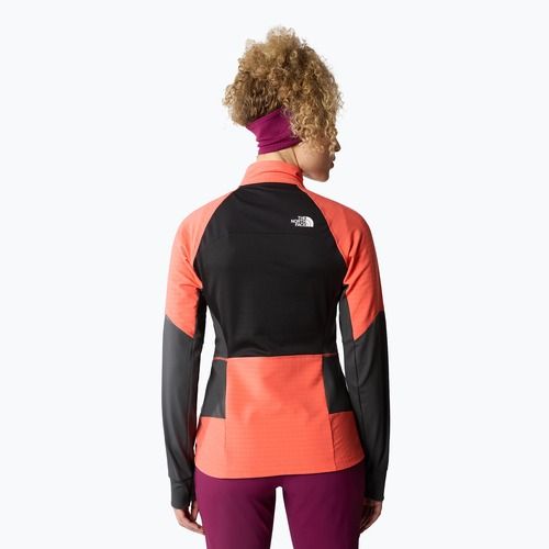 Dámska softshellová bunda The North Face Dawn Turn Softshell black/radiant orange/asphalt grey