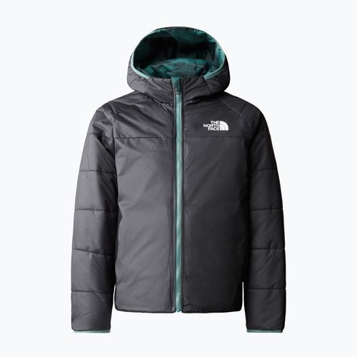 Detská zimná bunda The North Face Reversible Perrito dark sage rain camo print/black