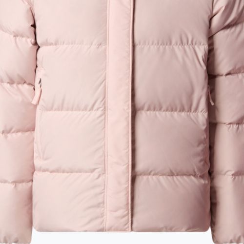 Detská páperová bunda The North Face North Down Fleece Parka pink moss