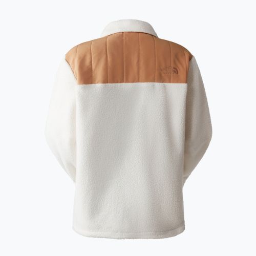 Dámska fleecová bunda The North Face Cragmont Fleece Shacket gardenia white/almond butter